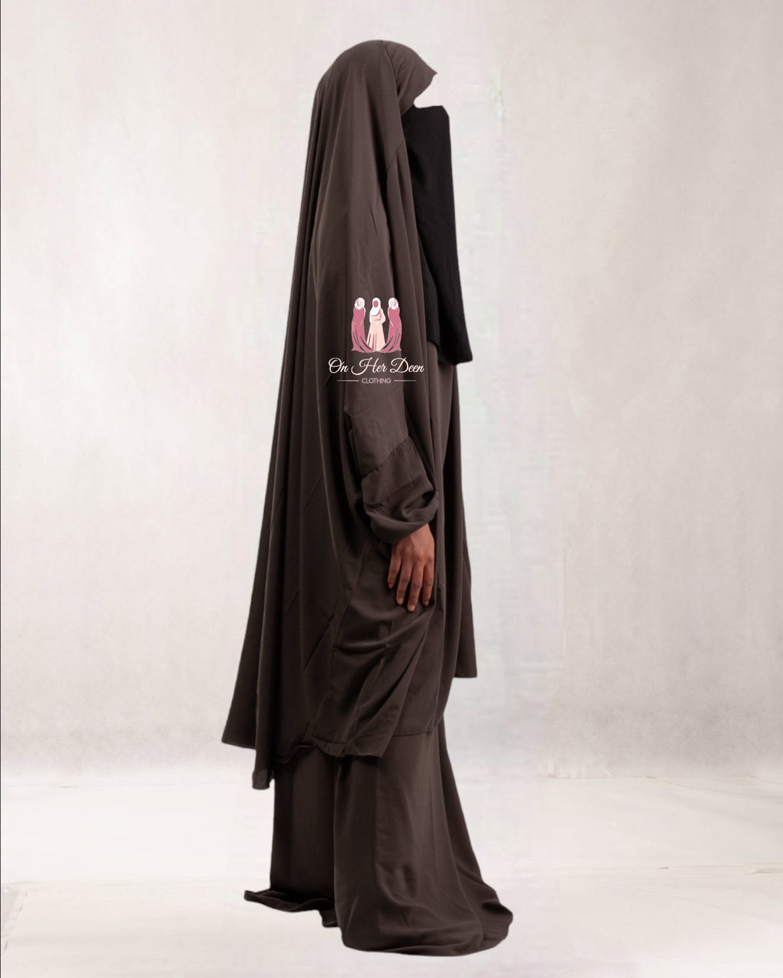 Grey jilbab  OnHerDeen