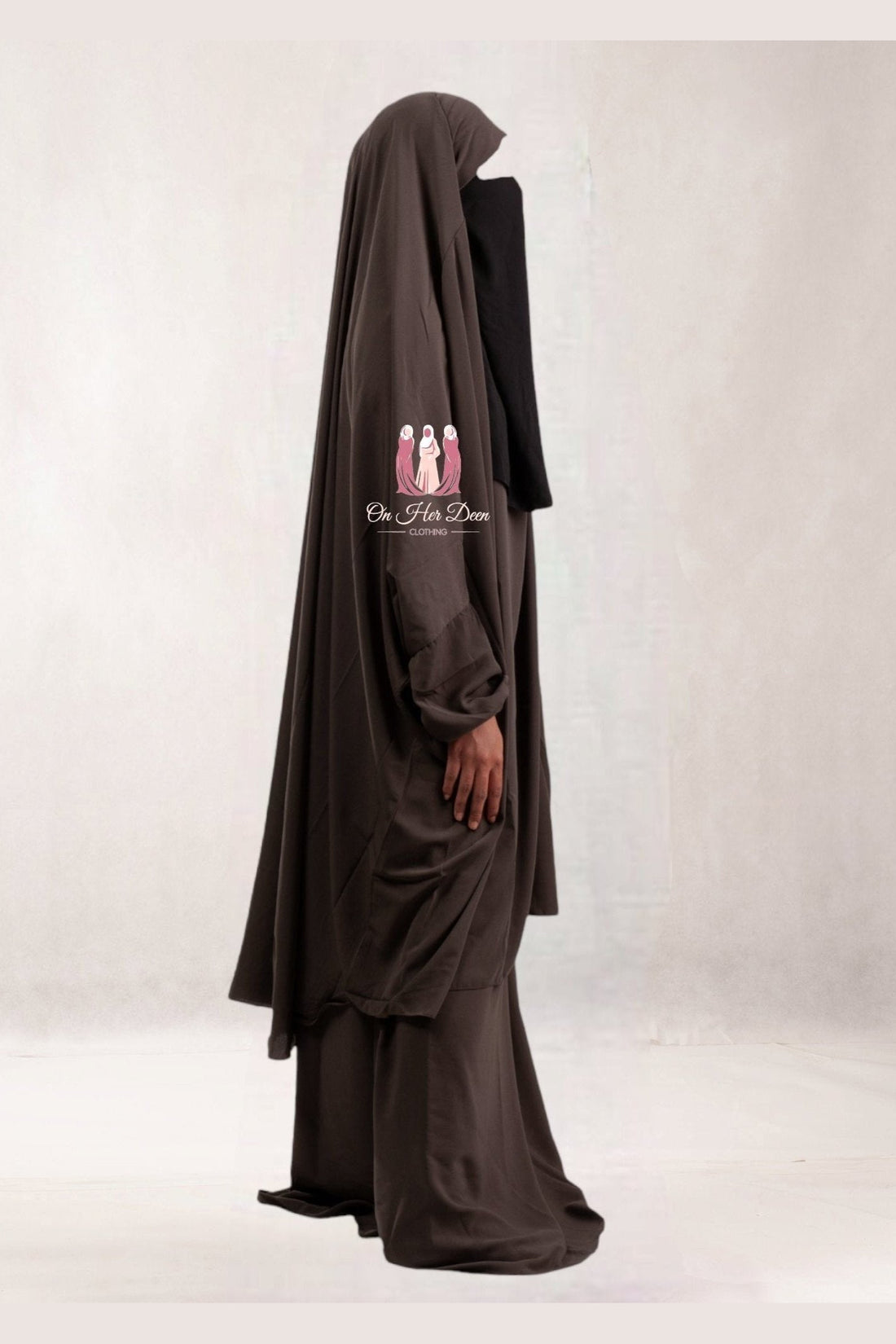 Grey Jilbab 2 Piece