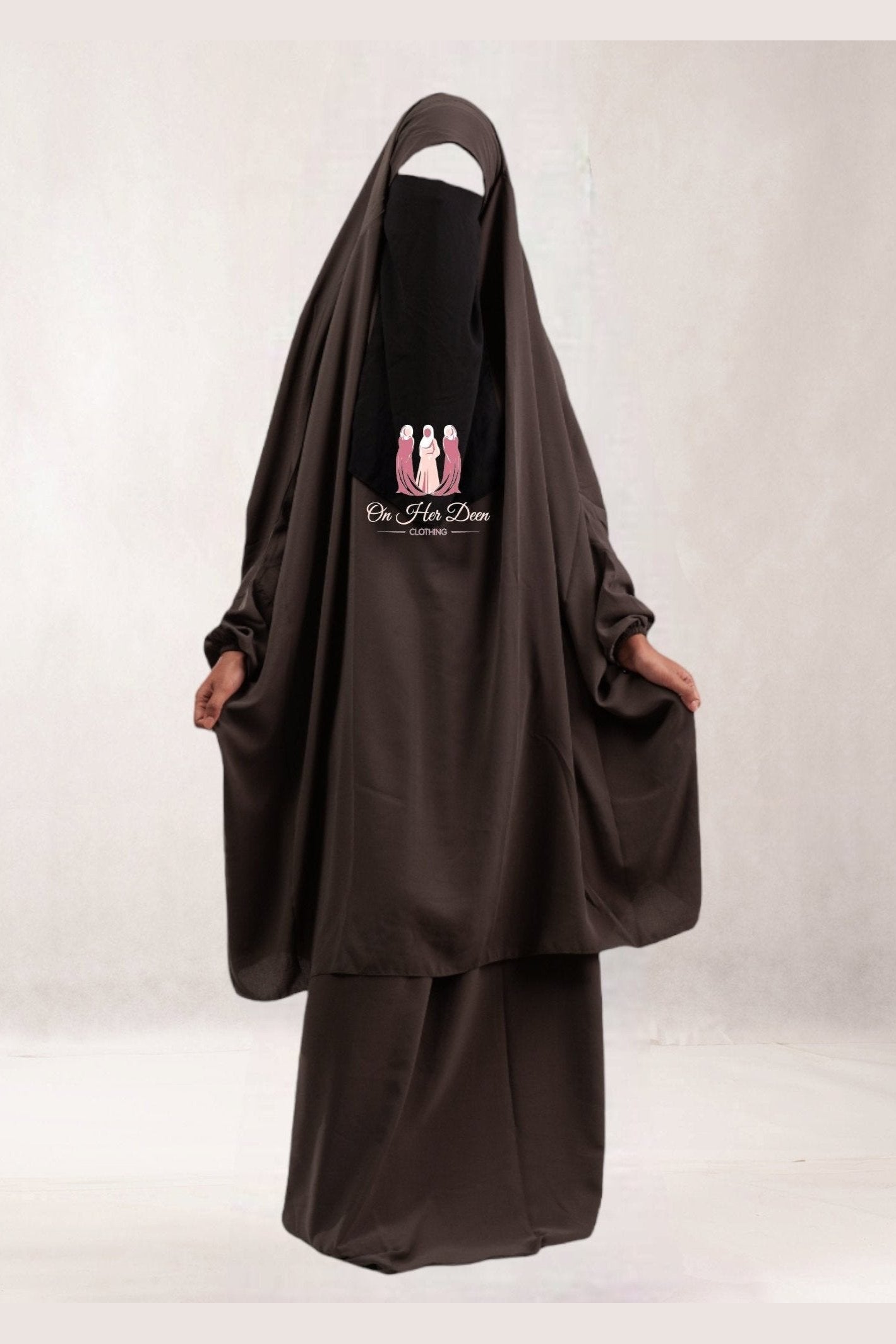 Grey Jilbab 2 Piece