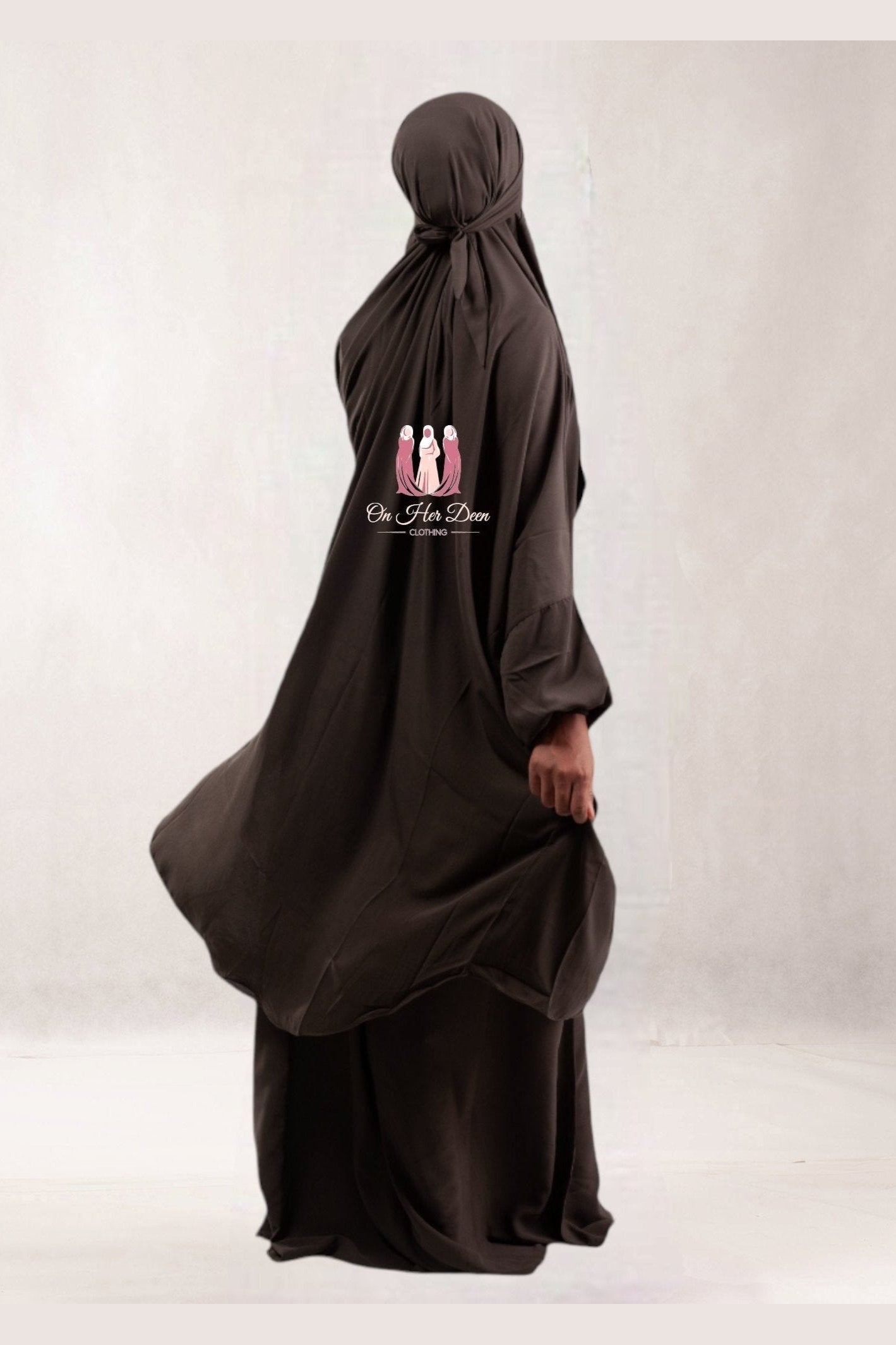 Grey Jilbab 2 Piece
