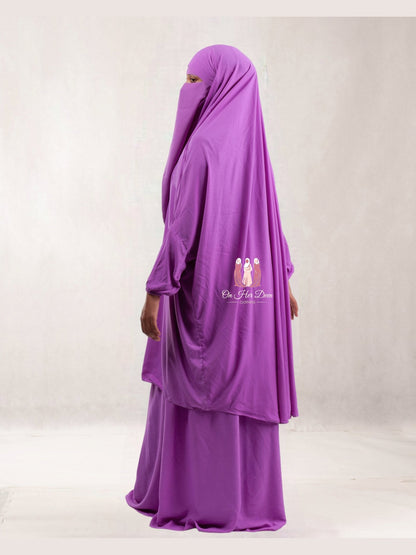 Falak&quot; Matte Two piece Jilbab